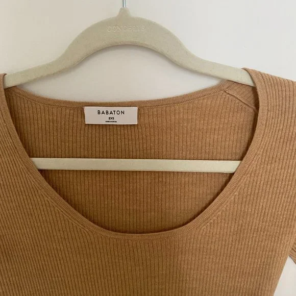 Babaton Knit Ribbed Dress - Picture 2 of 3